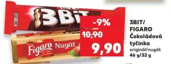 Kaufland 3BIT/ FIGARO Čokoládová tyčinka nabídka