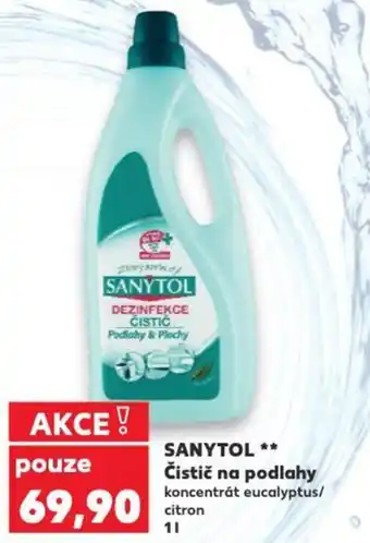 Kaufland SANYTOL Čistič na podlahy nabídka