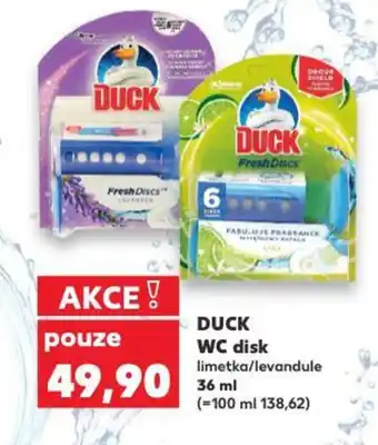 Kaufland DUCK WC disk limetka/levandule 36 ml nabídka