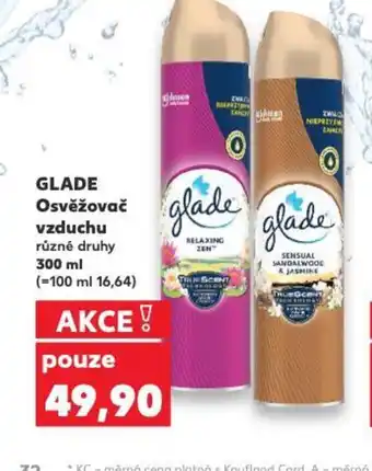Kaufland GLADE Osvěžovač vzduchu různé druhy 300 ml nabídka
