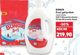 Kaufland BONUX Prací gel/prášek nabídka