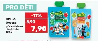 Kaufland HELLO Ovocná přesnídávka nabídka