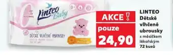 Kaufland LINTEO Dětské vlhčené ubrousky nabídka