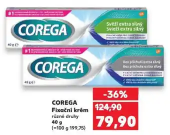 Kaufland COREGA Fixační krém nabídka