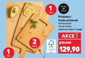 Kaufland Prkénko/ Sada prkének nabídka