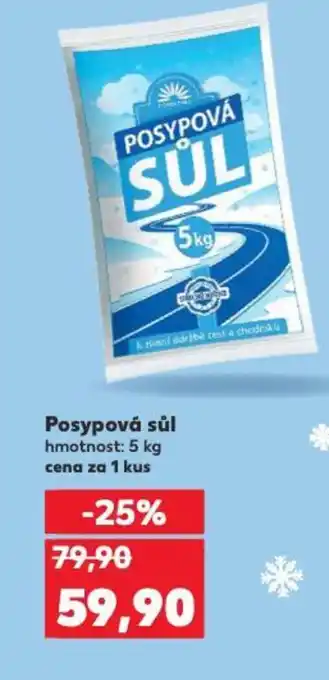 Kaufland Posypová sůl nabídka