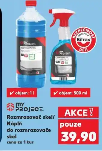 Rozmrazovač skel/ Náplň do rozmrazovače skel