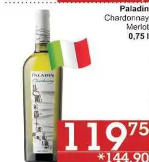 Jip Paladin chardonnay merlot, 0,75 l nabídka