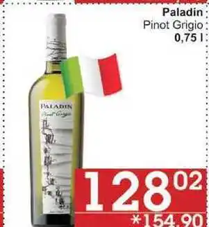 Jip Paladin pinot grigio, 0,75 l nabídka
