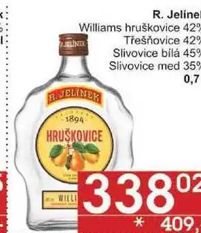 Jip R. jelinek williams hruškovice 42%, 0,7 l nabídka
