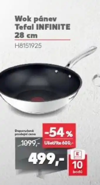 Kaufland Wok pánev Tefal INFINITE 28 cm nabídka