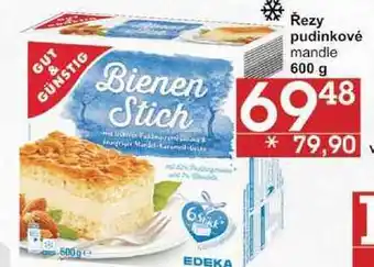 Jip Gut & günstig řezy pudinkové mandle, 600 g nabídka