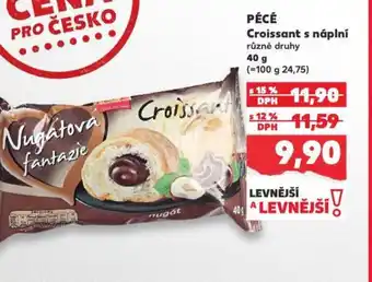 Kaufland PÉCÉ Croissant s náplní nabídka