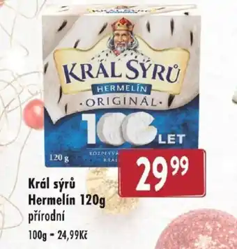 Král sýrů Hermelín 120g
