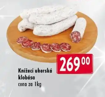 Astur&Qanto Knížecí uherská klobása cena za 1kg nabídka