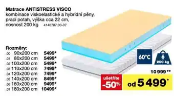 Sconto Matrace ANTISTRESS VISCO nabídka