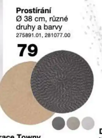 Sconto Prostírání nabídka