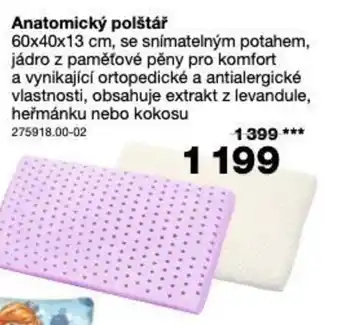 Sconto Anatomický polštář nabídka