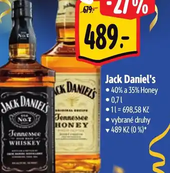 Albert Jack Daniel's nabídka