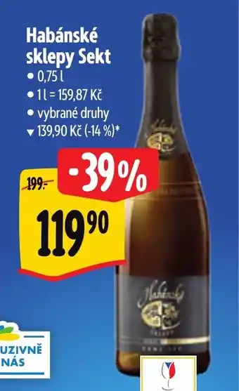 Albert Habánské sklepy Sekt nabídka