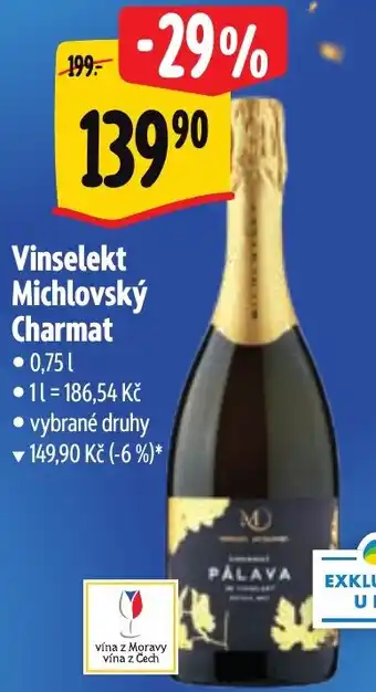 Albert Vinselekt Michlovský Charmat nabídka