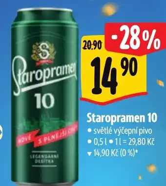 Albert Staropramen 10 0.5 l. nabídka