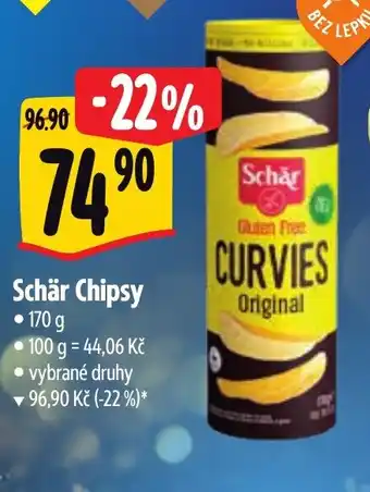 Albert Schär Chipsy nabídka