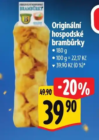 Albert Originální hospodské brambůrky nabídka