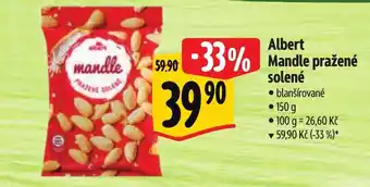 Albert Albert Mandle prazene solené nabídka