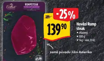 Albert Hovězí Rump steak nabídka