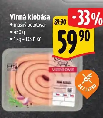 Albert Vinná klobása nabídka