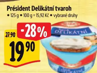Albert Président Delikátní tvaroh nabídka