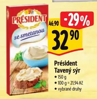 Albert Président Tavený sýr nabídka