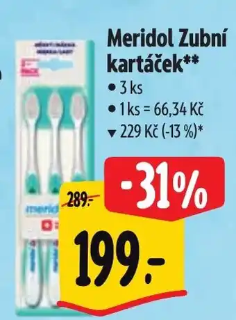 Albert Meridol Zubní kartáček nabídka