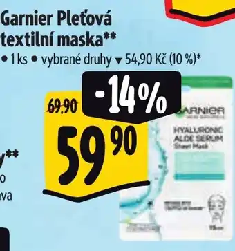 Garnier Pleťová textilní maska