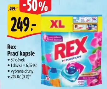 Albert Rex Prací kapsle nabídka