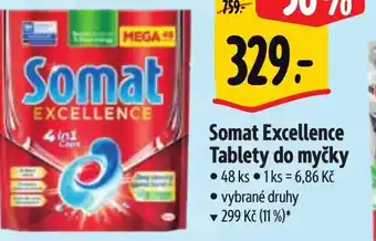 Albert Somat Excellence Tablety do myčky nabídka