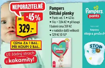 Albert Pampers Dětské plenky nabídka