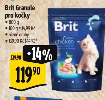 Albert Brit Granule pro kočky nabídka