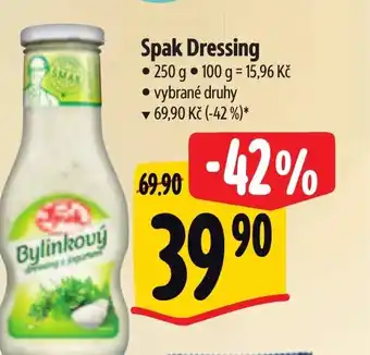 Albert Spak Dressing nabídka