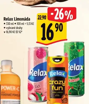 Albert Relax Limonáda nabídka
