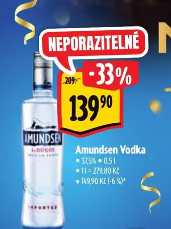 Albert Amundsen Vodka nabídka