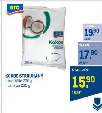 Makro KOKOS STROUHANÝ nabídka
