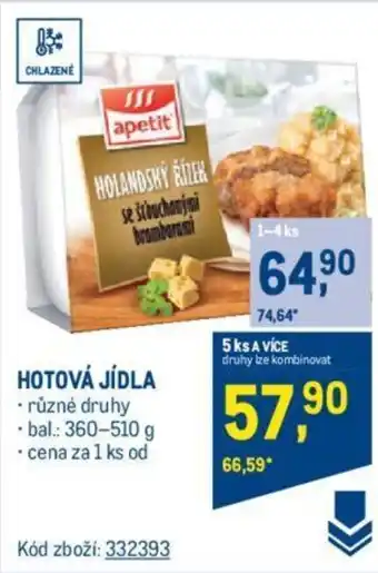 Makro HOTOVÁ JÍDLA nabídka
