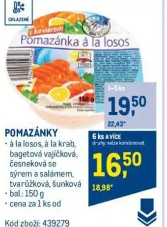 Makro POMAZÁNKY nabídka