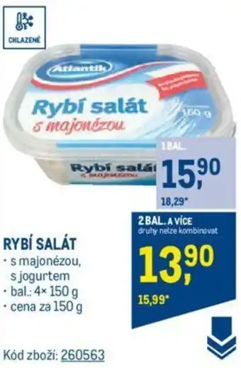 Makro RYBÍ SALÁT nabídka