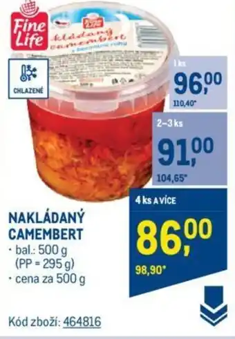 Makro NAKLÁDANÝ CAMEMBERT nabídka