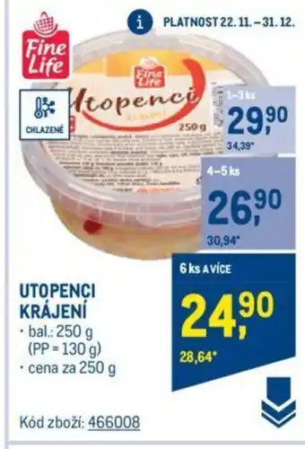 Makro UTOPENCI KRÁJENÍ nabídka