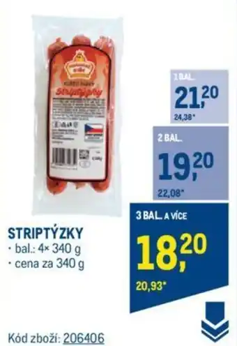 Makro STRIPTÝZKY nabídka