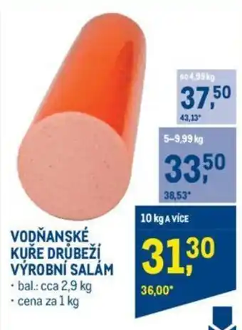 Makro VODŇANSKÉ KUŘE DRŮBEŽÍ VÝROBNÍ SALÁM nabídka